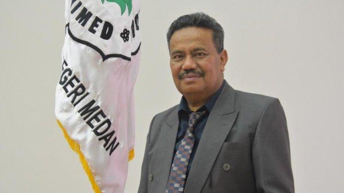 Prof. Baharuddin, rektor terpilih Unimed periode 2023-2027.