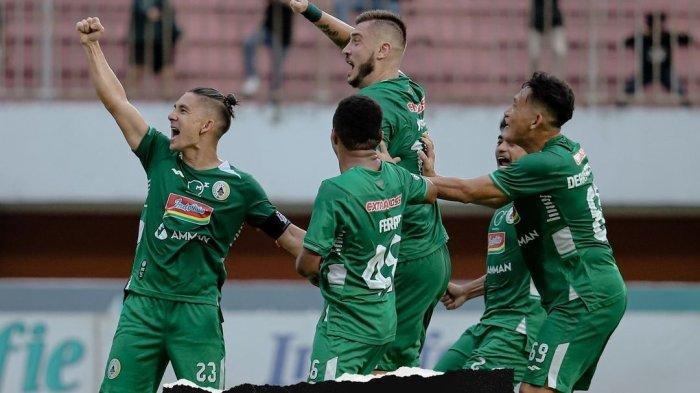 Selebrasi para pemain PSS Sleman