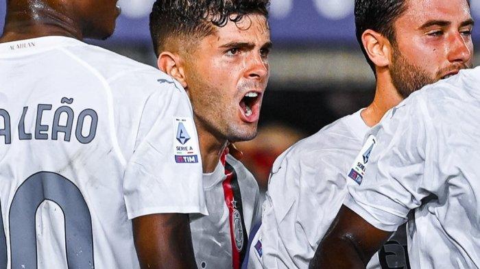 Christian Pulisic cetak gol debut di AC Milan usai menang dari Bologna di Liga Italia 2023-2024