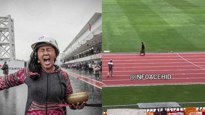 Rara Pawang Hujan Muncul di Venue PON Aceh, Viral Tuai Kontroversi, Diminta Pulang Oleh Pj Gubernur