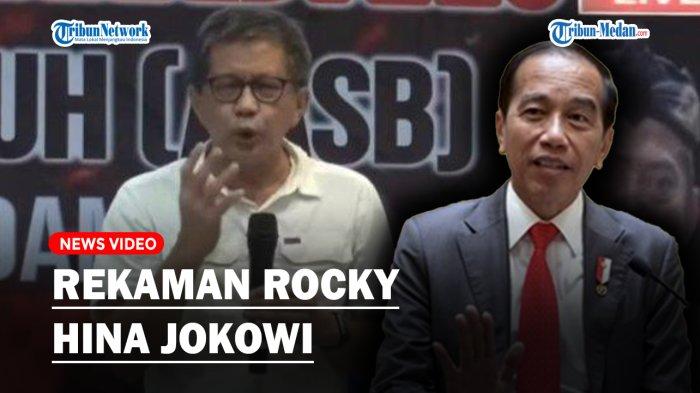 Rocky Gerung Hina Presiden Jokowi di Depan Publik