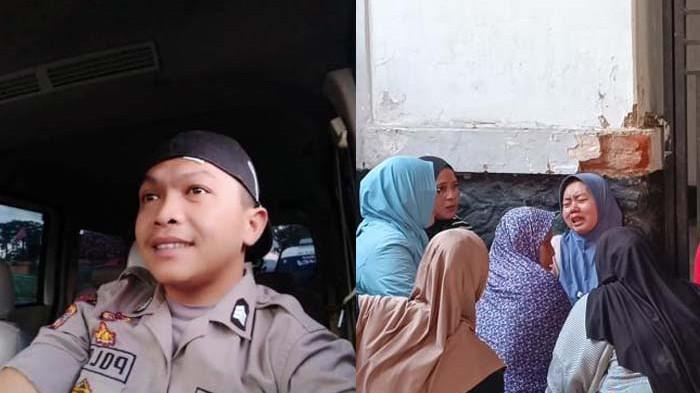 POLISI GUGUR - Bripka Cecep, anggota Bhabinkamtibmas Polsek di Polres Garut yang gugur saat mengamankan panggung hiburan rakyat pernikahan anak Gubernur Jawa Barat, Dedi Mulyadi, yaitu Maula Akbar Mulyadi Putra dengan Wakil Bupati Garut, Putri Karlina, yang berlangsung di Lapangan Oto Iskandar Dinata, Kecamatan Garut Kota, Jumat (18/7/2025).