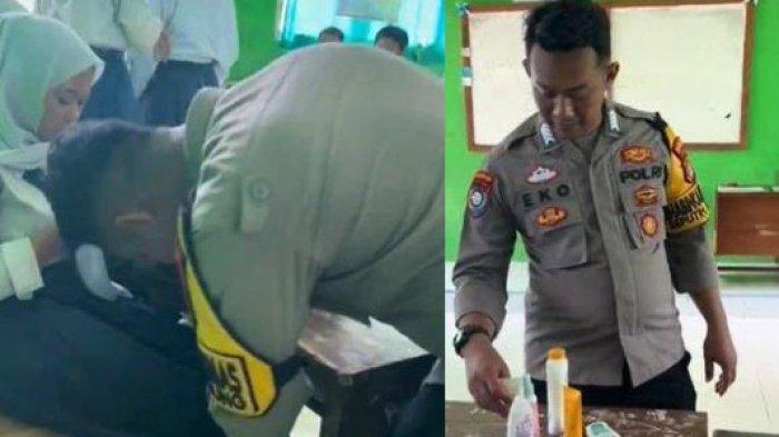 SOSOK Eko Polisi Razia Kosmetik hingga Sunscreen Siswi SMP di Lampung, Polda Sampai Buka Suara