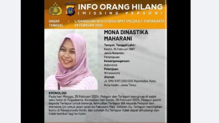SOSOK Mona, Pengantin Baru Nikah 23 Hari Kini Dilaporkan Hilang Usai Pamit ke Mall, Barang Ditinggal