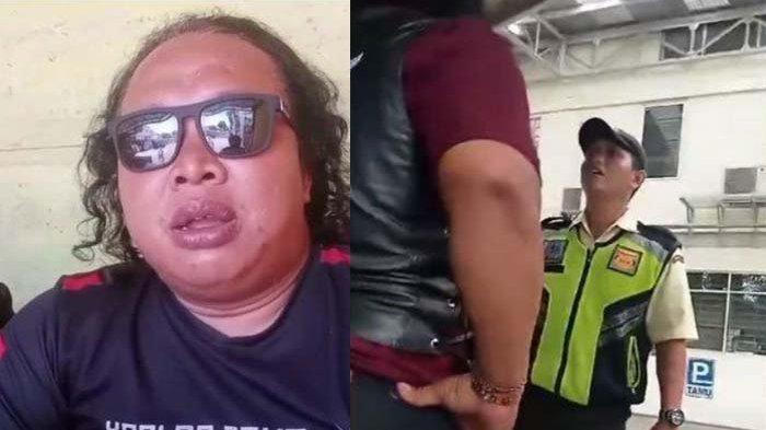 BANG JAGO: Seorang pria mengaku jagoan Cikiwul diduga meminta uang ke pabrik, aksi tersebut viral di media sosial setelah diunggah sejumlah akun Instagram. (Tangkapan layar Instagram @bandunghariini dan @infobekasi_raya).