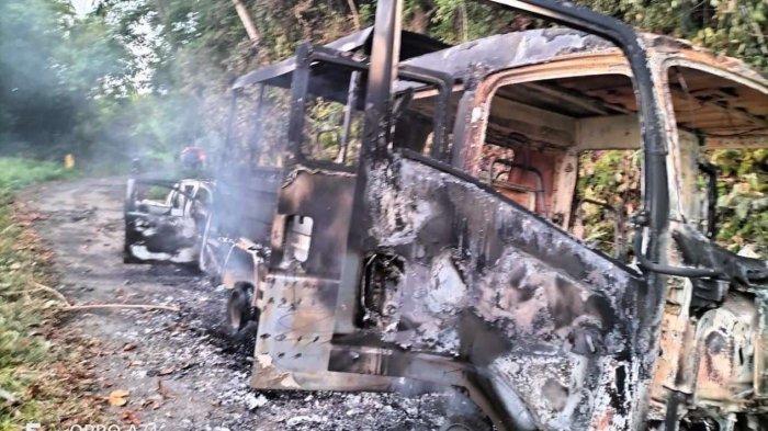 SERANGAN KKB PAPUA TERHADAP WARGA SIPIL: Tiga warga sipil di Kabupaten Nduga, Papua Tengah, tewas ditembak Kelompok Kriminal Bersenjata (KKB) di Komplek Yosoma, Jalan Batas Batu, Kabupaten Nduga, Papua Pegunungan pada Rabu 16 Agustus 2023. Tiga warga sipil yang meninggal ini diketahui terdiri dari dua warga asli Papua dan satu warga pendatang. Selain itu, dua unit mobil juga dilaporkan terbakar dalam aksi yang diduga dilakukan oleh Kelompok Kriminal Bersenjata (KKB) tersebut. Kepala Bidang Hubungan Masyarakat Polda Papua, Kombes Pol. Ignatius Benny Ady Prabowo mengatakan aparat Kepolisian Resor Nduga tengah melakukan penyelidikan intensif terkait insiden penembakan yang terjadi. (ISTIMEWA)