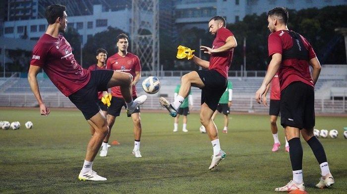 Skuat Timnas Indonesia berlatih di markas Filipina jelang Kualifikasi Piala Dunia 2026