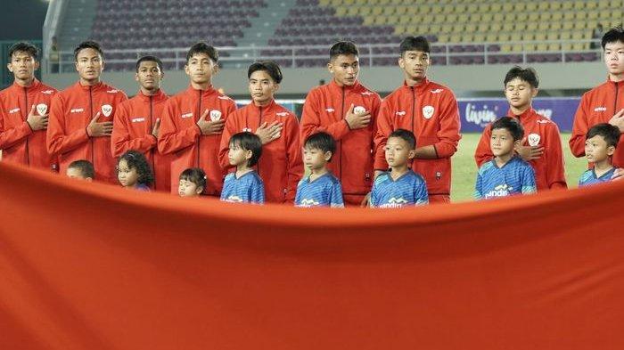 Timnas U-16 Indonesia Vs Filipina di Stadion Manahan, Solo, Senin (24/6/2024).