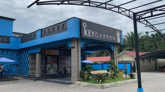 Diskotek Key Garden di kawasan Tanjung Pamah, Desa Namorube Julu, Kecamatan Kutalimbaru, Deliserdang disegel polisi.