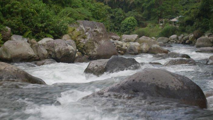 Suasana di wisata alam Dragon Plate, yang ada di Langkat.