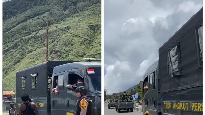 Aparat TNI-POLRI di Papua. (FB)