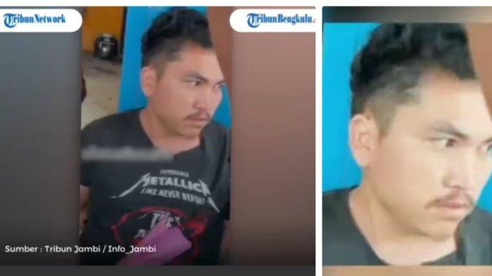 Tampang terduga pelaku pembunuh Resti Widia tersebar di media sosial. (Tribun Jambi)