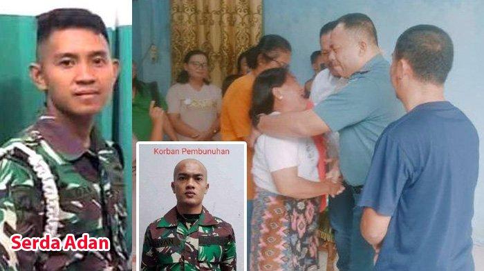 Tangis kesedihan tak terbendung saat Komandan Pangkalan Angkatan Laut Nias (Danlanal Nias), Kolonel Laut (P) Wishnu Ardiansyah, mengunjungi rumah orangtua Iwan Sutrisman Telaumbanua (21), korban pembunuhan oknum anggota TNI AL Serda Adan Aryan Marsal. (Tribun-medan.com)