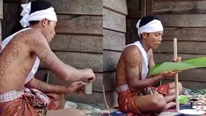 Panglima Pajaji saat mengadakan ritual