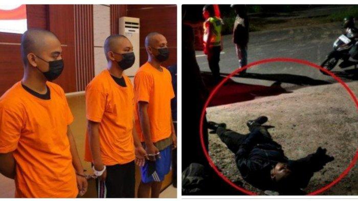 PELAKU BEGAL: Jajaran Polres Metro Bekasi berhasil menangkap komplotan begal yang melakukan pembacokan terhadap seorang anggota polisi di Jalan Inspeksi Kalimalang, Kecamatan Cikarang Utara, Kabupaten Bekasi, Jawa Barat. Korbannya diketahui seorang anggota Sat Samapta Polres Metro Bekasi Briptu Abdul Azis, saat pulang kerja. (Istimewa)