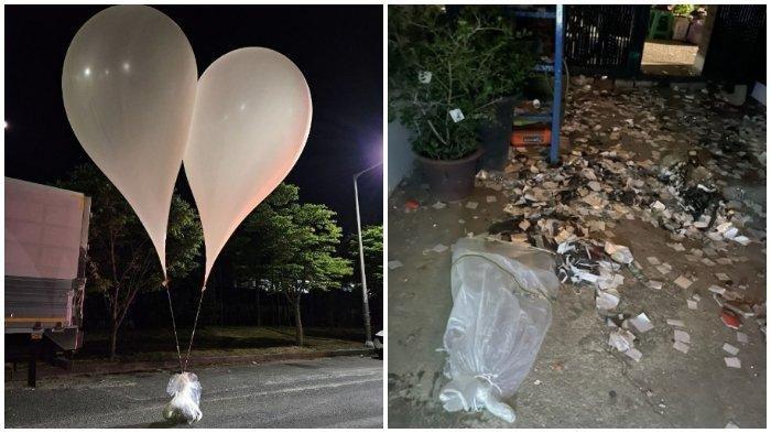 HEBOH Kim Jong Un Dituduh Kirim 150 Balon Sampah dari Korut ke Korsul, Jalanan Dipenuhi Sampah