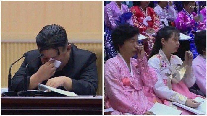 Pemimpin Korea Utara Kim Jong Un menangis saat meminta perempuan Korea Utara mempunyai banyak anak lagi.