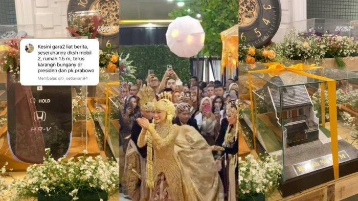 VIRAL Nikahan Mewah di Sukabumi, Pengantin Wanita Terima Mahar 2 Mobil Mewah hingga Rumah Rp1,5 M