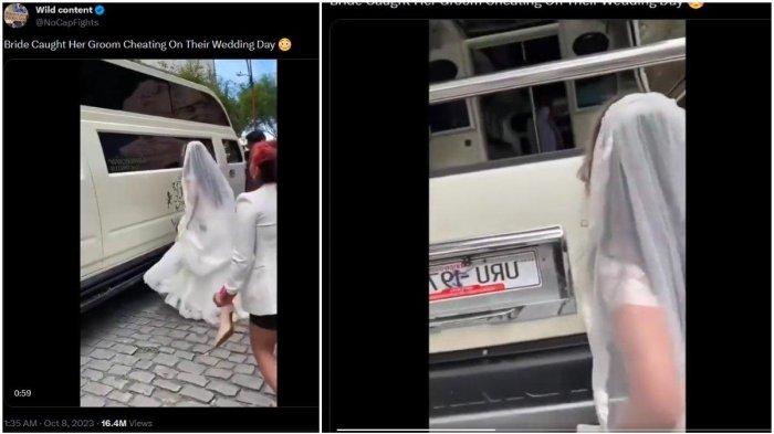 VIRAL Pengantin Wanita Nangis Histeris Pergoki Calon Suami Tiduri Wanita Lain di Hari Pernikahan