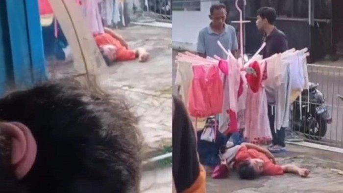 VIRAL Suami Pasrah Dicekik Istri hingga Pingsan, Nasibnya Miris, Tergeletak Jadi Tontonan Warga