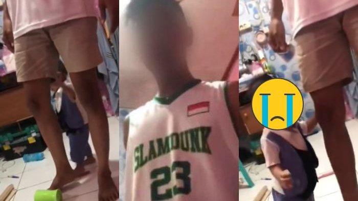 VIRAL Video Suami KDRT Istri di Depan Anak, Ngamuk Gara-gara Diduga Ketahuan Selingkuh,Netizen Geram