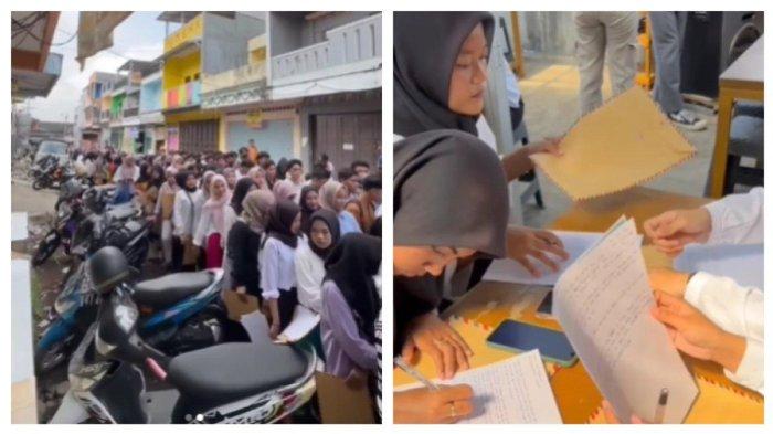 VIRAL Warung Seblak Buka Lowongan Pekerjaan, yang Melamar Membludak, Antrean Mengular Panjang