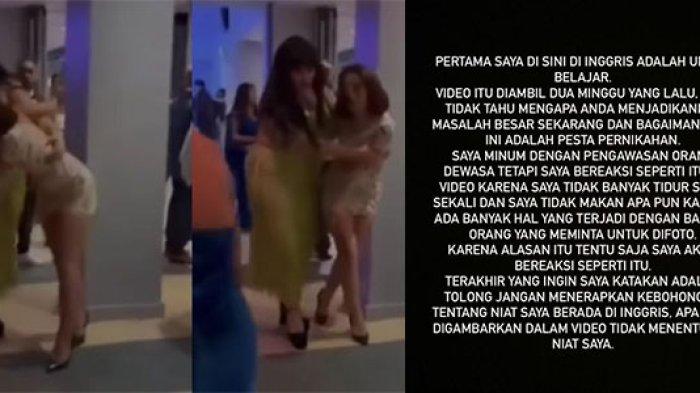 Videonya sepoyongan pakai rok mini beredar di media sosial, Lolly anak Nikita Mirzani klarifikasi.