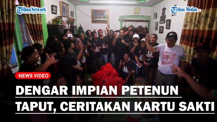 Sejumlah kelompok Petenun menyampikan harapan dan impian kepada Ketua DPD PDIP Sumut Drs Rapidin Simbolon MM di Desa Simorangkir Kecamatan Siatas Barita Kabupaten Taput, Rabu (20/12/2023).