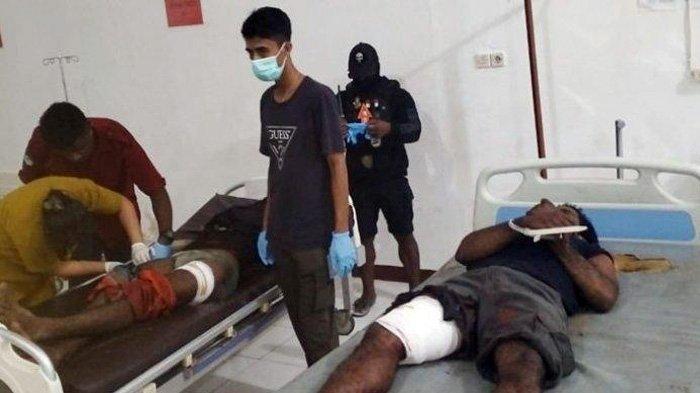 Sebanyak 8 anggota Kelompok Kriminal Bersenjata (KKB) atau Organisasi Papua Merdeka (OPM) berhasil diamankan Satgas Operasi Damai Cartenz-2024 di wilayah Yahukimo, Papua Pegununungan, Kamis (11/4/2024). Dari 8 anggota KKB/OPM ini dua di antaranya ditembak. (Tribun Papua)