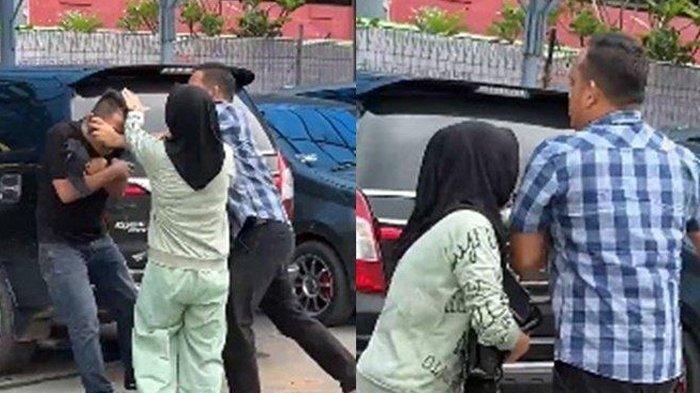 Desrummiaty (43) istri Aiptu FN, mengatakan suaminya sampai mengeluarkan senjata api dan senjata tajam dikarenakan mendapat kekerasan dari dua debt collector yang ingin merampas STNK mobil mereka. Mirisnya, peristiwa itu terjadi di depan anak-anaknya yang sedang berada di dalam mobil sehingga membuat mereka merasa trauma. (FB)