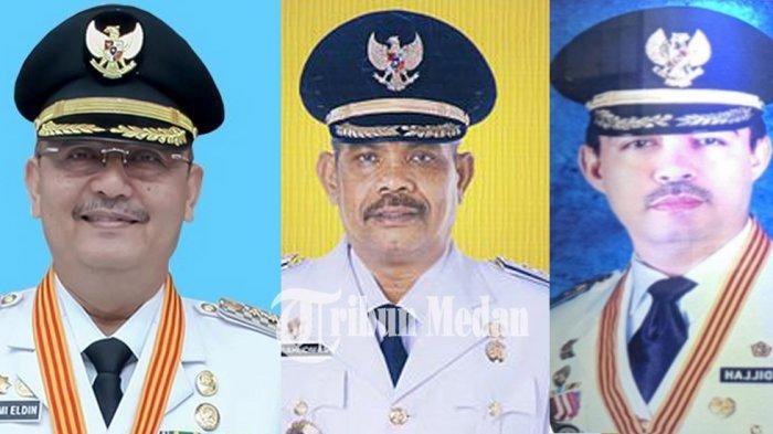 Dzulmi Eldin, Rahudman Harahap dan Abdillah merupakan Wali Kota Medan yang terjaring KPK