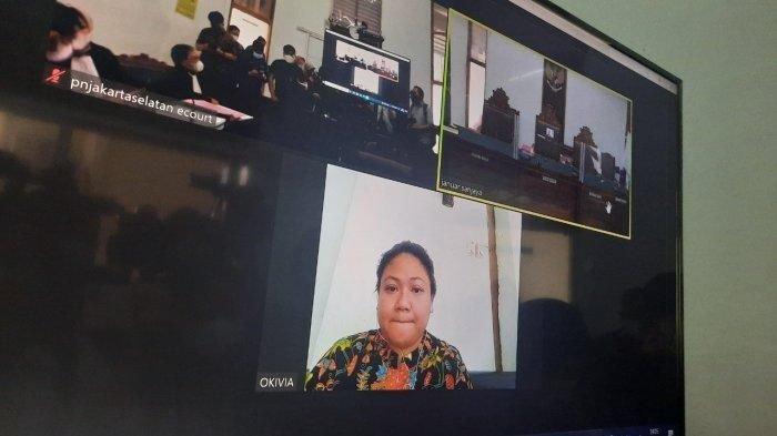 Olivia Nathania Jalani sidang kasus dugaan penipuan modus penerimaan CPNS. Hukuman putri penyanyi Nia Daniaty ini terancam semakin berat