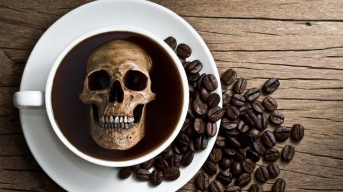 Ilustrasi minuman kopi yang diduga memicu kematian