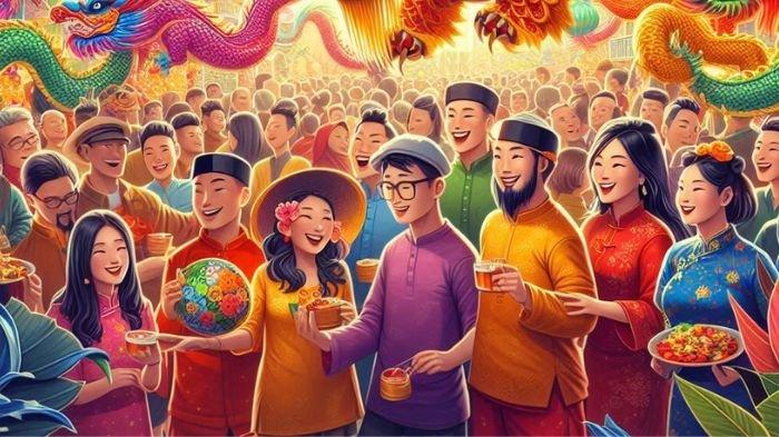 RAMALAN SHIO- Ilustrasi ini dibuat menggunakan aplikasi kecerdasan buatan atau AI, Rabu (12/2/2025). Menurut ramalan shio hari ini, ada beberapa shio yang kurang mujur dalam asmara.