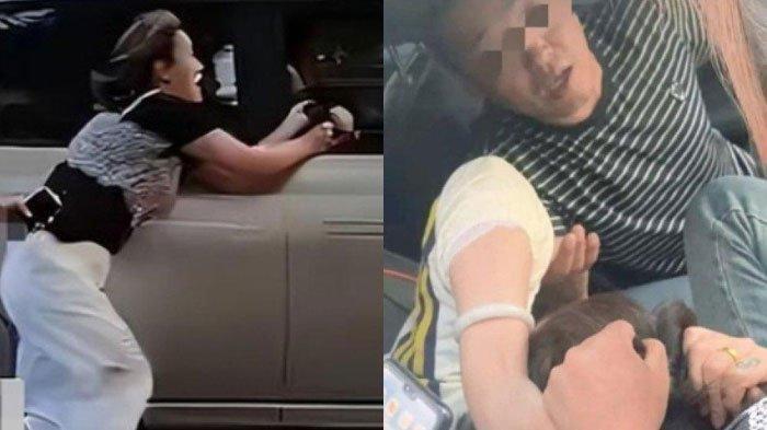 Perkelahian antara istri sah dengan pelakor viral di media sosial. Istri sah murka dan menjambak rambut pelakor di publik.