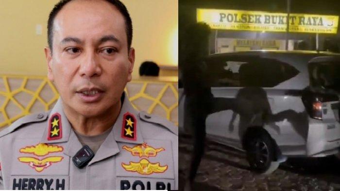 COPOT KAPOLSEK - Kapolda Riau Irjen Herry Irawan mencopot Kapolsek Pekanbaru Kompol Syafnil. Pencopotan ini buntut dari seorang wanita dikeroyok debt collector di depan kantor sang kapolsek.