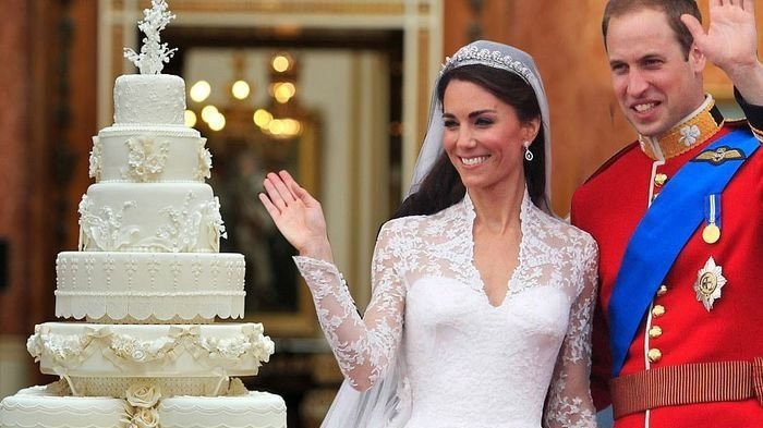Kue pernikahan Kate Middleton dan Pangeran William