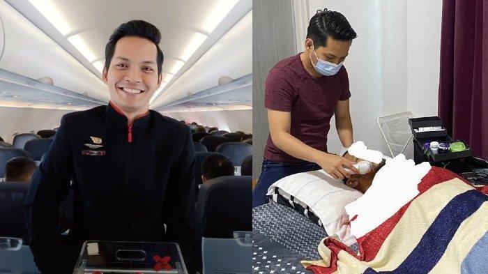 Kisah seorang pramugara Mohd Fahmi Alwi yang terkena PHK, kini banting setir menjadi tukang pijat
