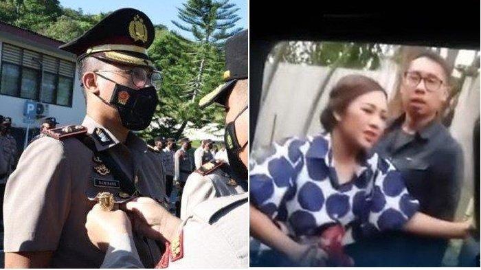 Kompol Bambang yang viral tonjok sopir taksi online