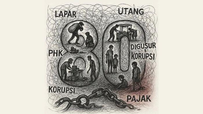 logo HUT RI 80 soal kebijakan