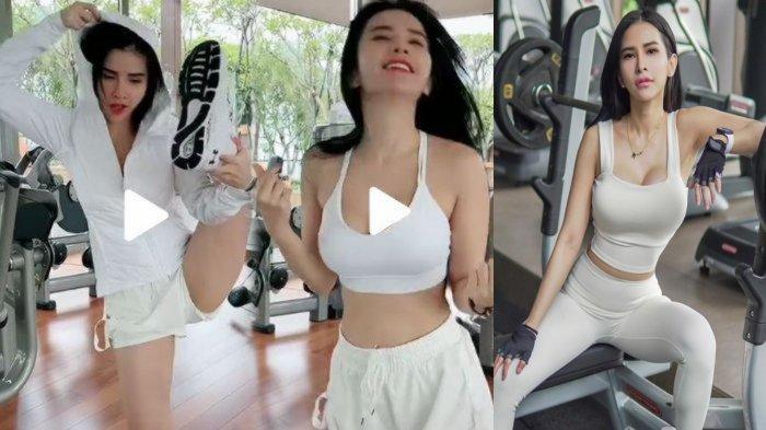 Maria Vania Tantang TikTokers Buka Jaket Pakai Kaki