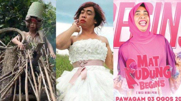 Perjalanan karier Mimi Peri, dulu sempat jadi tukang galon, kini debut di Malaysia lewat film Mat Tudung Begins