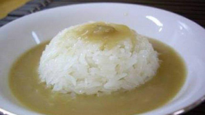 Nasi Tue, kuliner tradisional khas Sibolga dan Tapanuli Tengah, Kamis (11/6/2020).