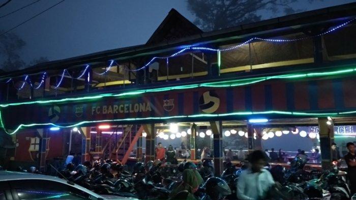 KAWASAN Penatapan Berastagi tempat yang selalu dikunjungi wisawatan ketika pergi dan pulang dari Kota Berastagi, Rabu (11/3/2020).