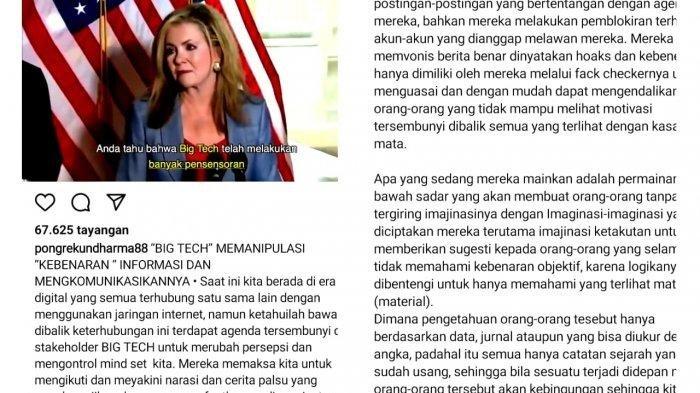 Postingan Komjen Dharma Pongrekun