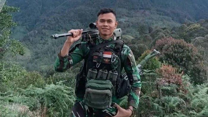 GUGUR: Anggota Satgas Rajawali, Prada Fuad Siregar. Dia gugur saat kontak tembak dengan KKB Papua di Intan Jaya, Papua Tengah mengalami luka tembak di dada. (ist)