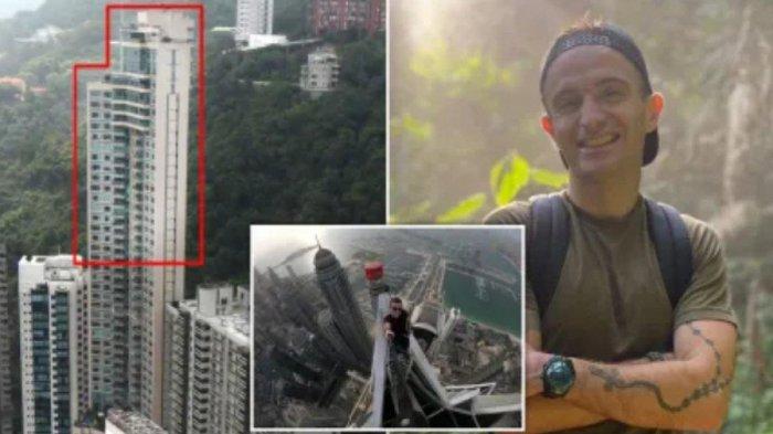 Inilah sosok Selebgram Remi Lucidi yang tewas saat aksi panjat gedung, terjatuh dari ketinggian 213 meter.