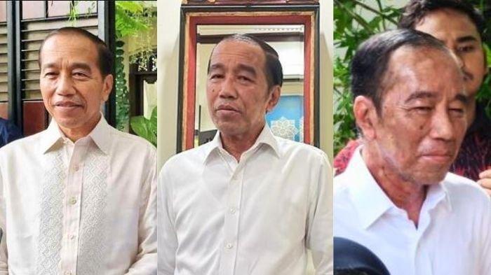 KULIT WAJAH JOKOWI DISOROT- Tangkapan layar momen Jokowi merayakan ulang tahunnya yang ke-64 bersama warga di rumahnya di Solo, Sabtu (21/6/2025). Kondisi terbaru wajah Jokowi di hari ulang tahunnya mengejutkan publik. Pasalnya wajah Jokowi disebut berbeda drastis dari sebelumnya saat menjabat. Menurut ajudannya, Jokowi diakui sedang sakit alergi kulit. Namun rumor berkembang hingga dugaan sakit autoimun hingga steven johnson.