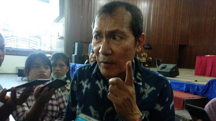 Wakil Ketua KPK Saut Situmorang saat menghadiri acara Dialog Publik bertajuk Pendidikan Anti Korupsi di Universitas HKBP Nomensen, Senin (2/12/2019).