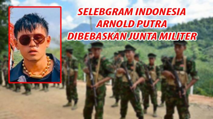 DIBEBASKAN JUNTA MILITER: Selebgram asal Indonesia, Arnold Putra alias AP, akhirnya dibebaskan Junta Militer Myanmar, Sabtu (19/7/2025) waktu setempat. Diketahui, Arnold Putra telah ditahan sejak Desember 2024 lalu. Arnold Putra telah dideportasi dari Myanmar ke Bangkok, Thailand. Arnold dideportasi pada malam hari dan dikawal langsung petugas imigrasi Myanmar hingga tiba di Bangkok sekitar pukul 22.35 waktu setempat. Kedutaan Besar Republik Indonesia (KBRI) di Yangon telah menugaskan stafnya untuk menjemput dan memberikan pendampingan kepada Arnold. Berdasarkan surat dari Government of the Republic of the Union of Myanmar – Ministry of Foreign Affairs, AP diberikan amnesti oleh State Administration Council Myanmar. (kolase istimewa/tangkapan layar google.com)